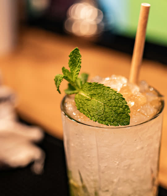 Cocktail à la menthe